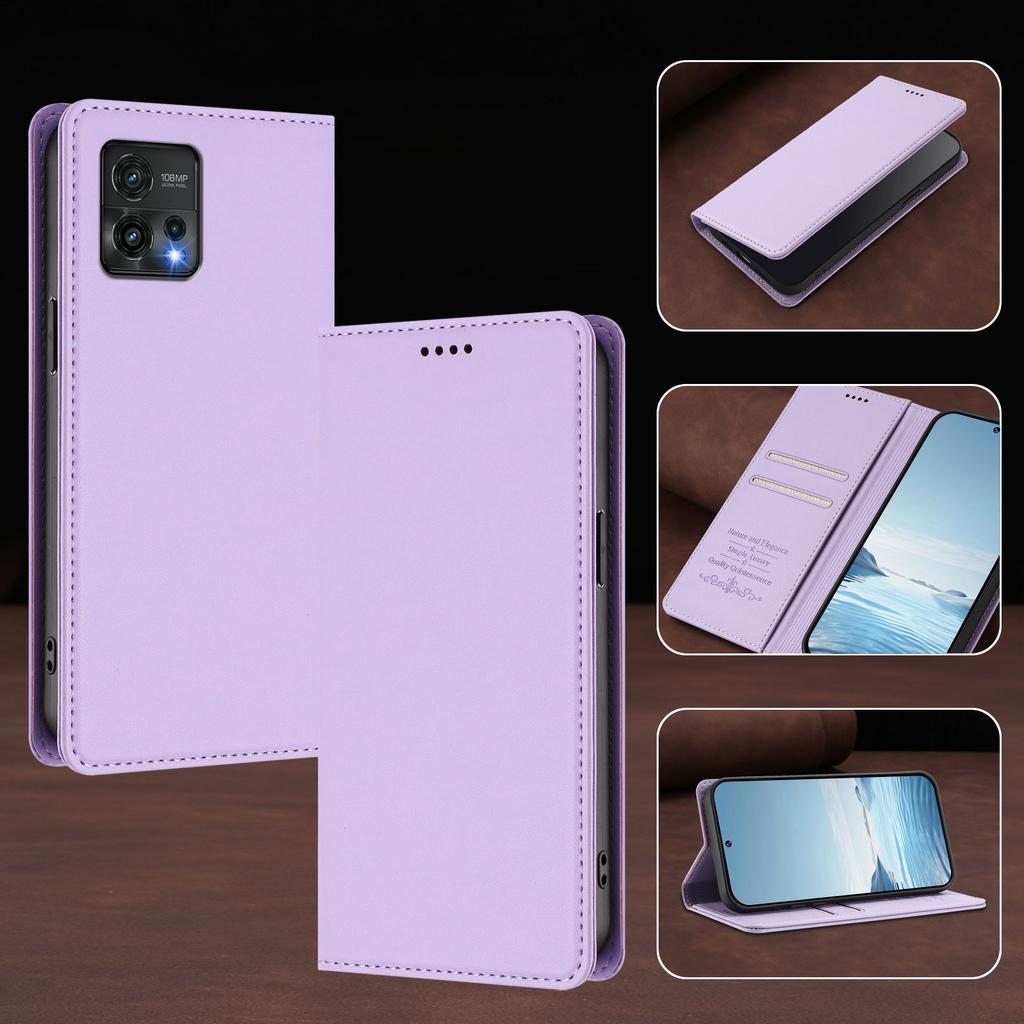 Leather Case on for Motorola Moto G72 G32 G22 G71 G51 G41 G31 G30 G20 G10 Power Case Magnetic Phone Flip Back Cover Funda