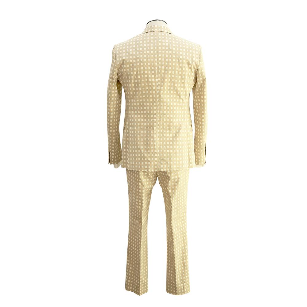 Gilommeu Check Suit Pants Gil-St04Yl