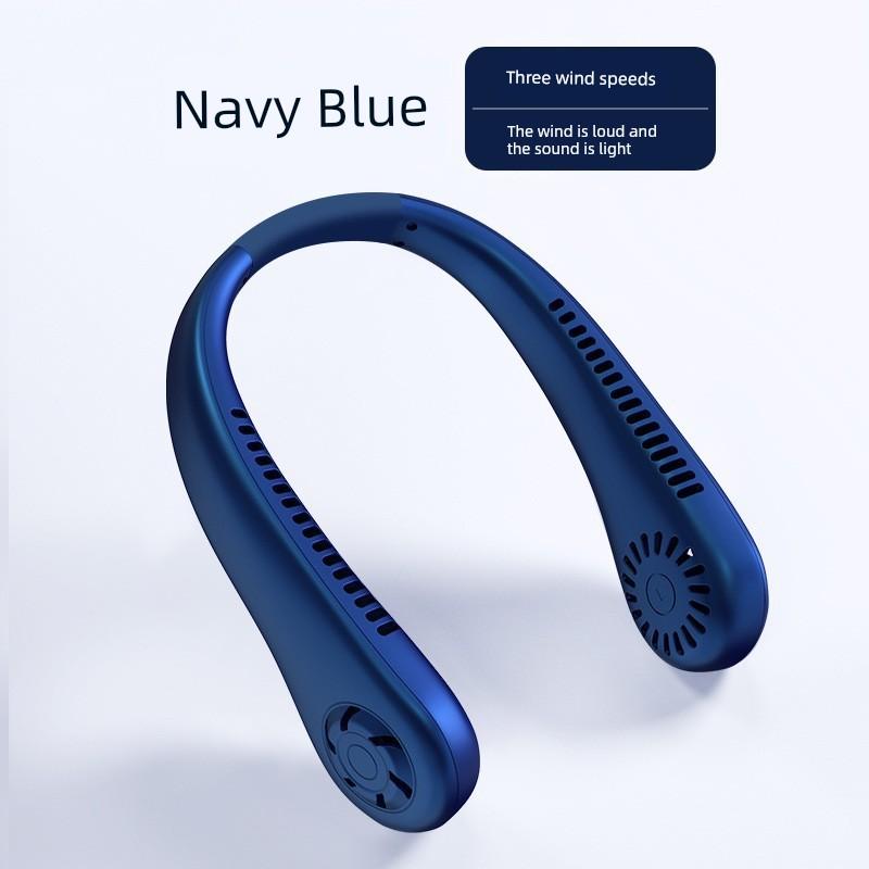 German Neck-Hanging Fan, Portable and Convenient Cooling Device for Lazy People, Mini Strong Wind, Silent, Powerful, Cooling, Refreshing, Lightweight