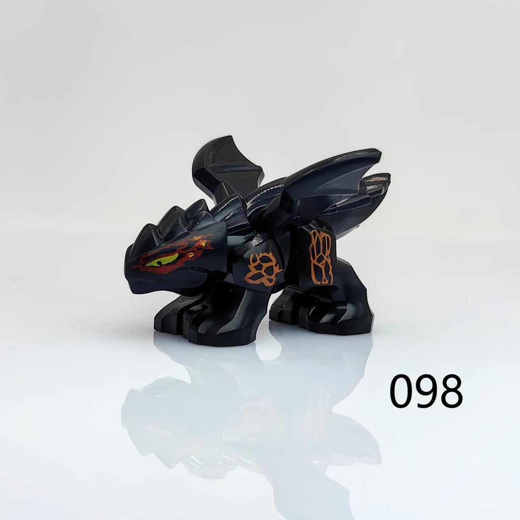 NEW Dragons Mini Anime Cartoon Toy Ninja Accessories Figures Building Blocks Birthday Gift Figurines Bricks