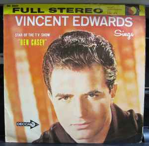 

LP Record VINCENT EDWARDS Vincent Edwards Sings SDL10059 DECCA 1962 Japan Pop Used