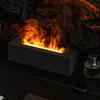 Essential Oil Diffuser Aromatherapy Humidifier Flame Light Large Capacity Quiet Operation Nordic Mist Diffuser Black