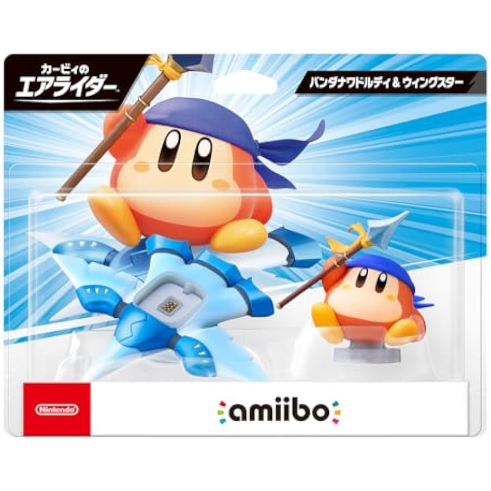 amiibo Bandana Waddana Doldy & Wingstar (Kirby Air Rider Series)
