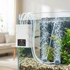 Ultra Quiet Aquarium Oxygen Pump USB Rechargeable Aquarium Aerator Small Oxygen Generator  Travel