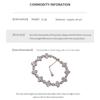 Korean Zircon Flower Rhombus Bracelet - Exquisite, Versatile, Light Luxury Jewelry