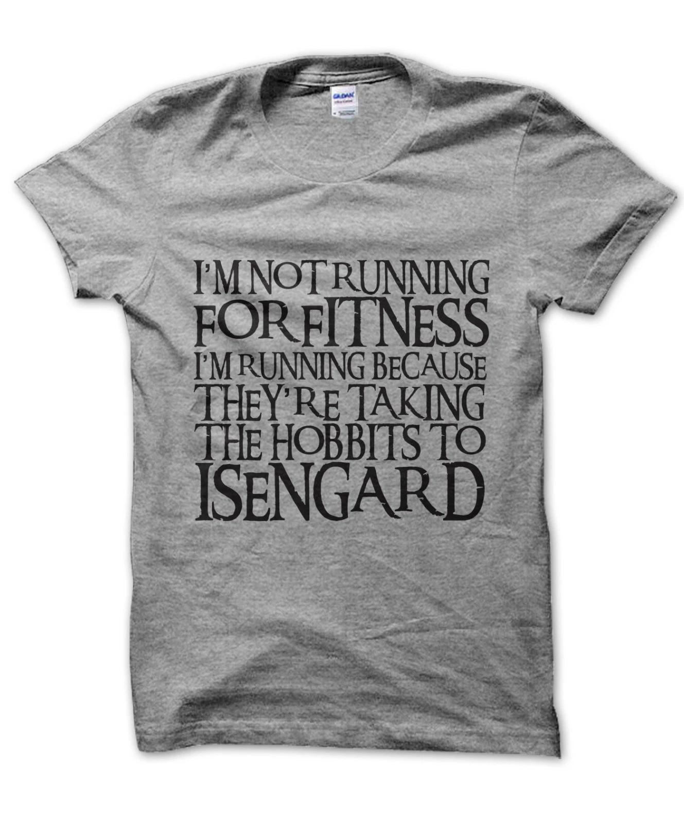 

I m Not Running For Fitness Hobbits t-shirt funny nerd tee present gift L