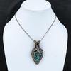 Abalone Shell Gemstone Pendant Copper Wire Wrapped Pendant Abalone Shell Jewelry Handmade Brand New Pendant Gift For Him Copper Wire Jewelry