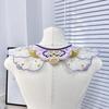 Embroidery Decoration Hanfu Shawl Butterfly Kids Shirt False Collar  Hanfu Accessories