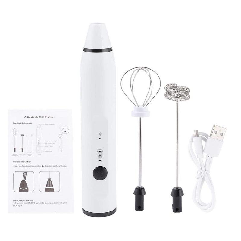 Mini Electric Handheld Milk Frother Electric Blender with USB Electrical Maker Whisk Mixer for Milk Frother Cappuccino