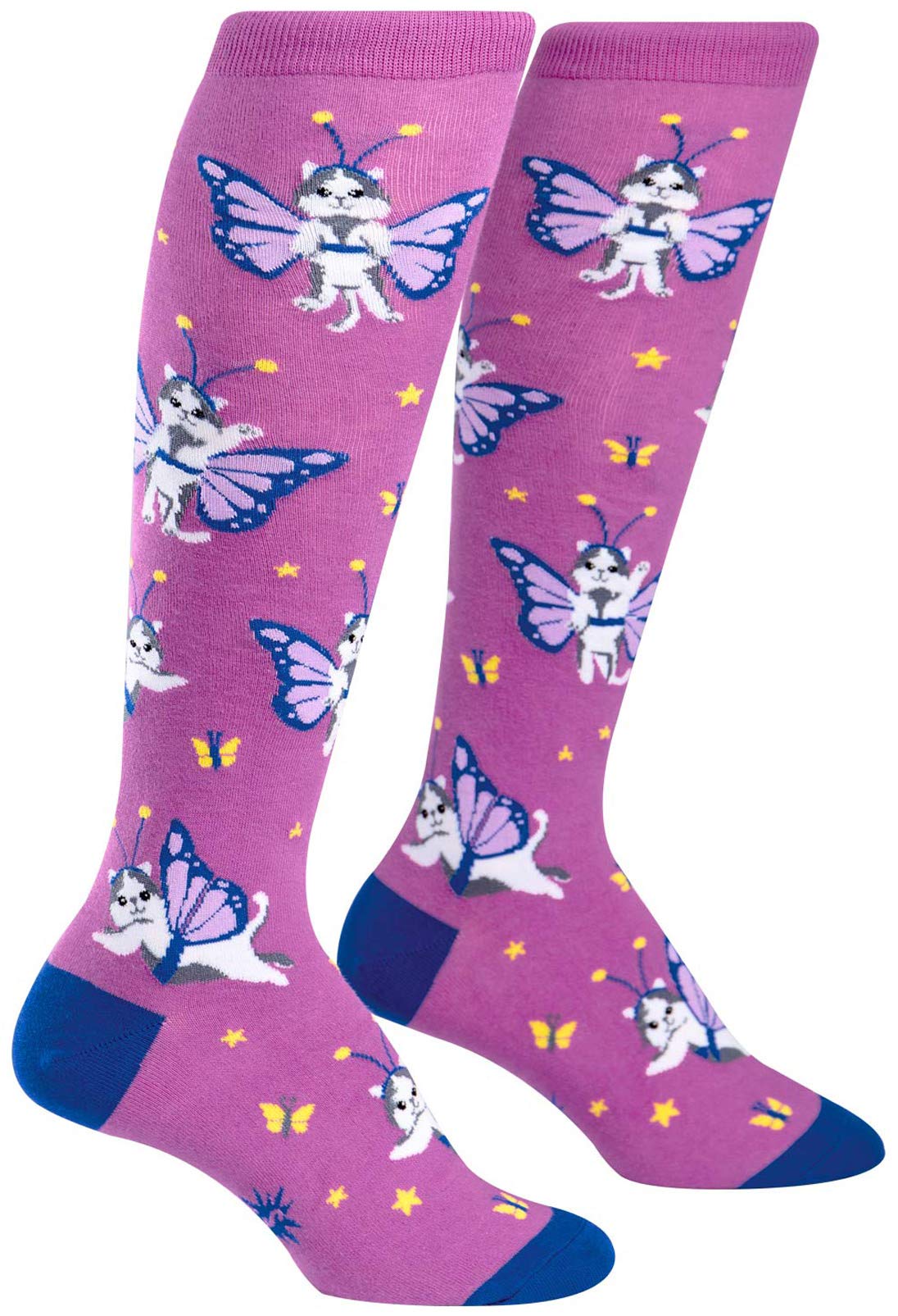 

Носки до колена Sock It To Me для забавного питомца, женские, размер 5-10 фиолетовый