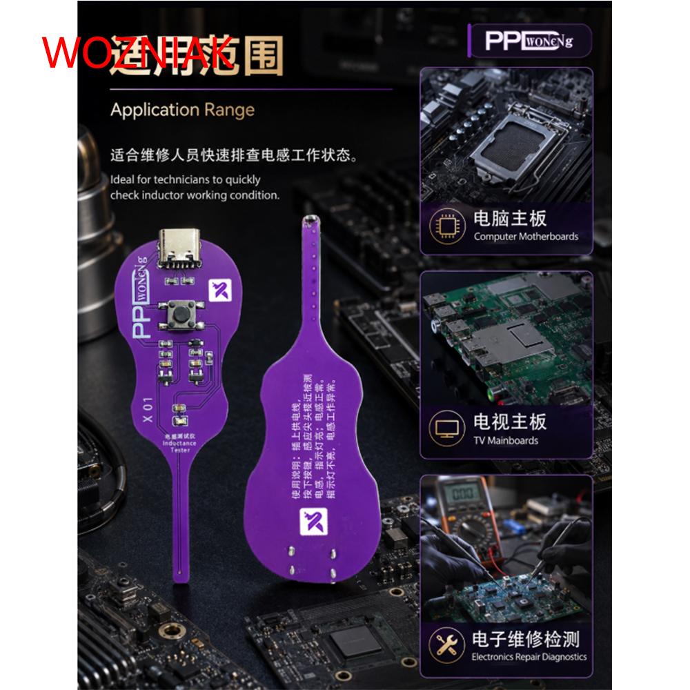 PPD X01 High Sensitivity Magnetic Induction Detector Inductive Detection TYPE-C Mobile Phone Motherboard Tester Tool