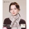 JIUMU Women's Pure Cashmere Cross Neck Scarf