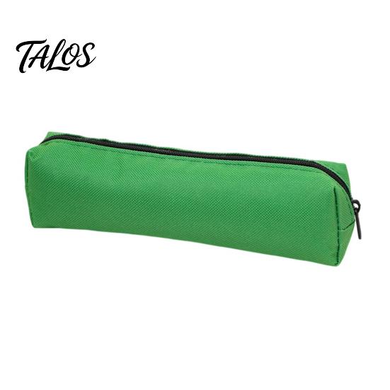 Wide-mouth Zipper Pouch Oxford Pencil Case, Large Capacity Pen for Students, Nylon Fabric Bag Simple Stationery Office School Travel Storage Case