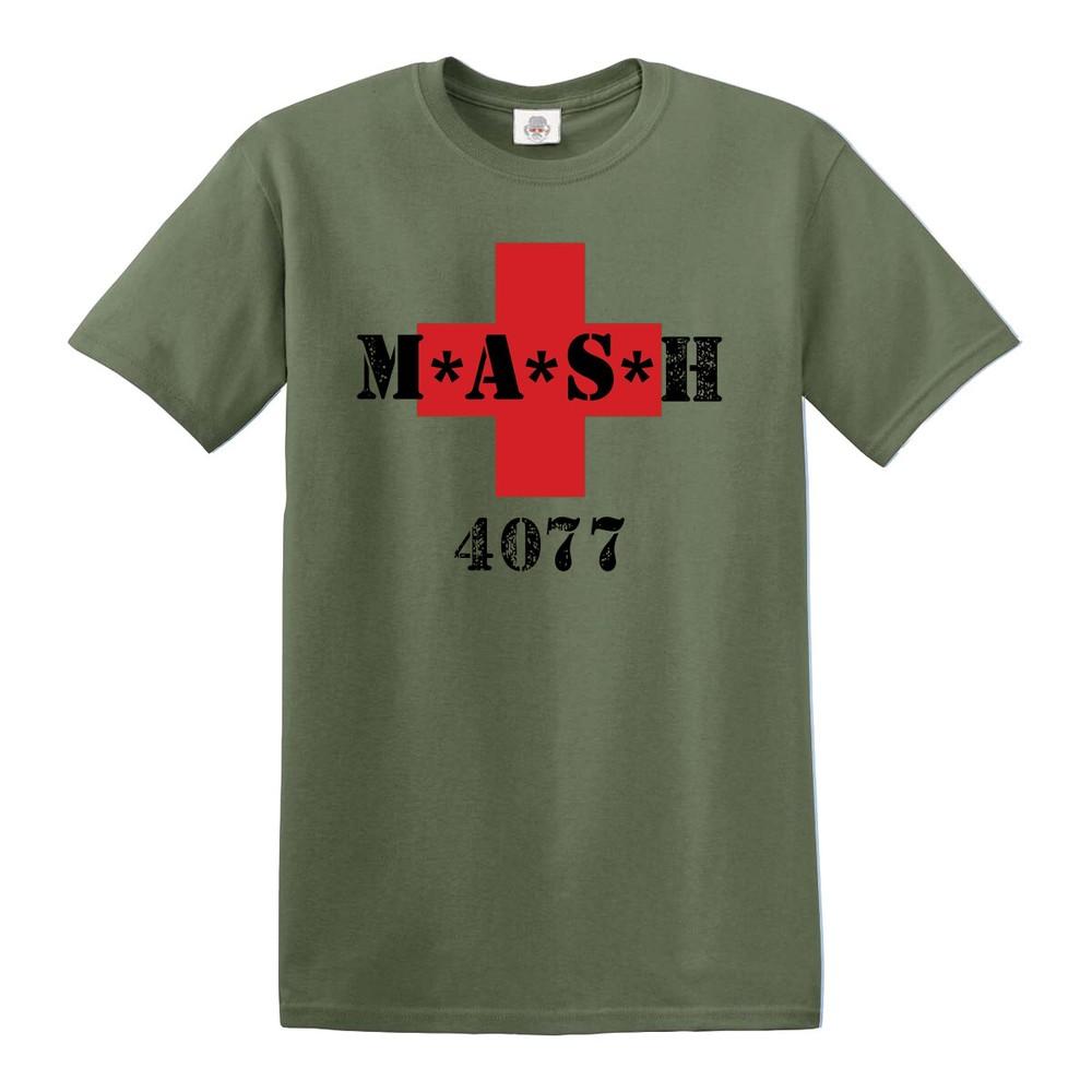 Mash 4077th red cross medic squadron mens t shirt army military alda top