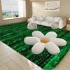 Binary Code The Matrix Program Chart Floor Mat INS Style Soft Bedroom Floor House Laundry Room Mat Anti-skid Household Carpets