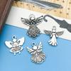 30pcs Tibetan Angel Charm Pendants Eye Catching Angel Pendants Charm For Creative Jewelry And Craft Designs