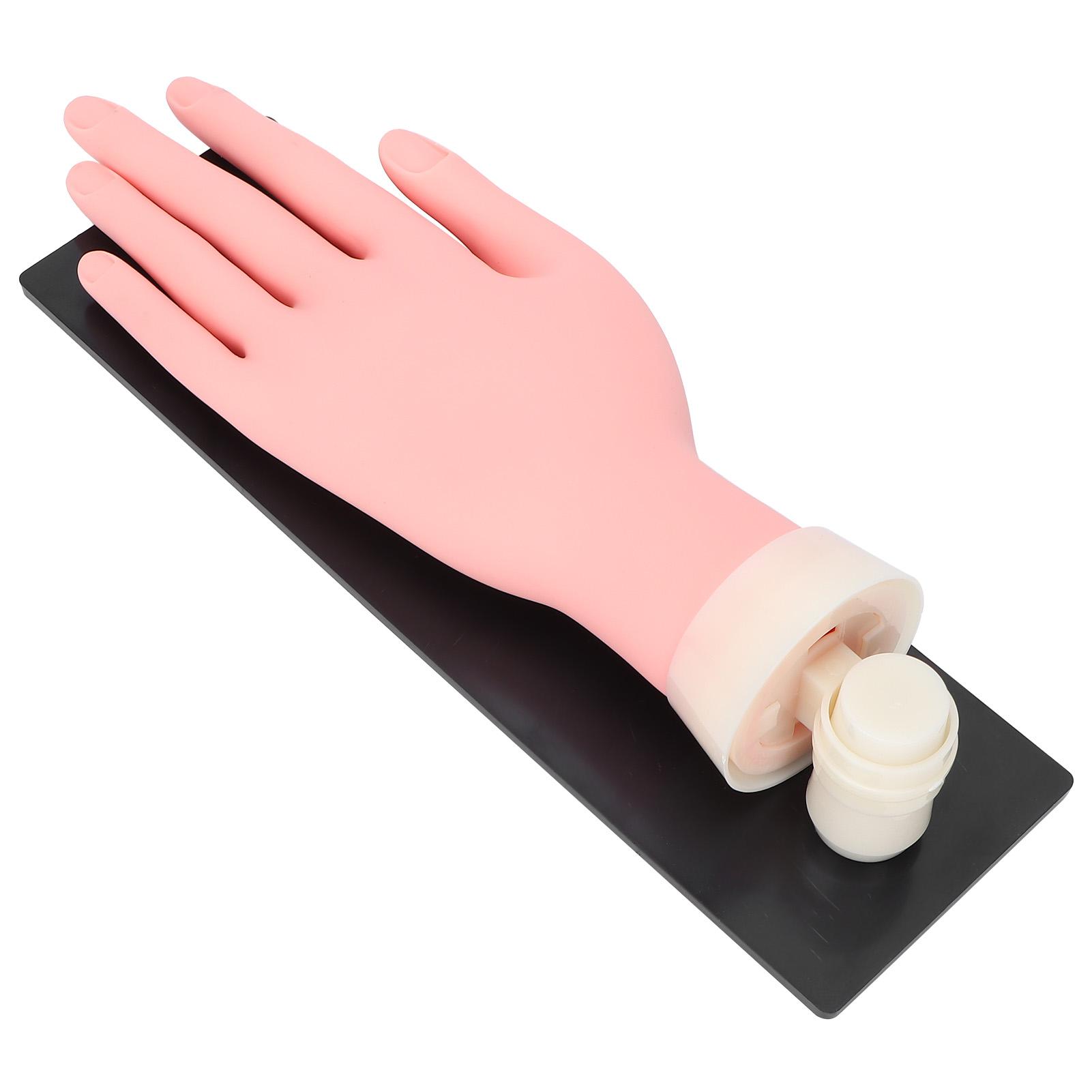 

Тренировочная рука для нейл-арта, маникюрный манекен, искусственная рука для тренировки нейл-арта, демонстрации