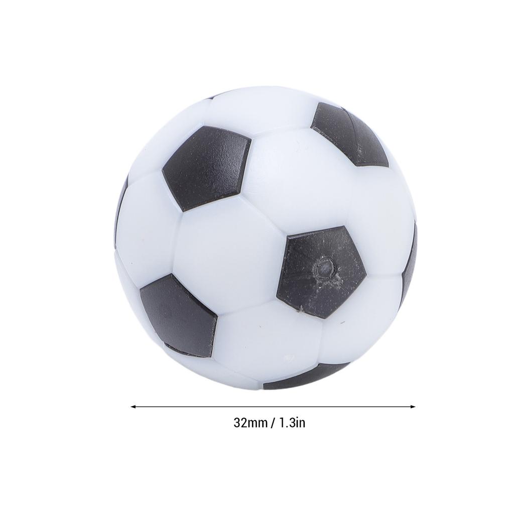 22pcs Table Football Players Replacement Red Blue Foosball Machine Accessories with 32mm Black White Ball for 4824 Table Football Machine