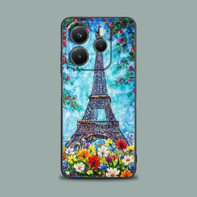 Phone Case for Xiaomi Redmi 15C 14C 12C 13C Redmi Note 15 14 13 12 11 10 Pro Plus 5G 12S Soft Cover Painting Van-Gogh Night Sky