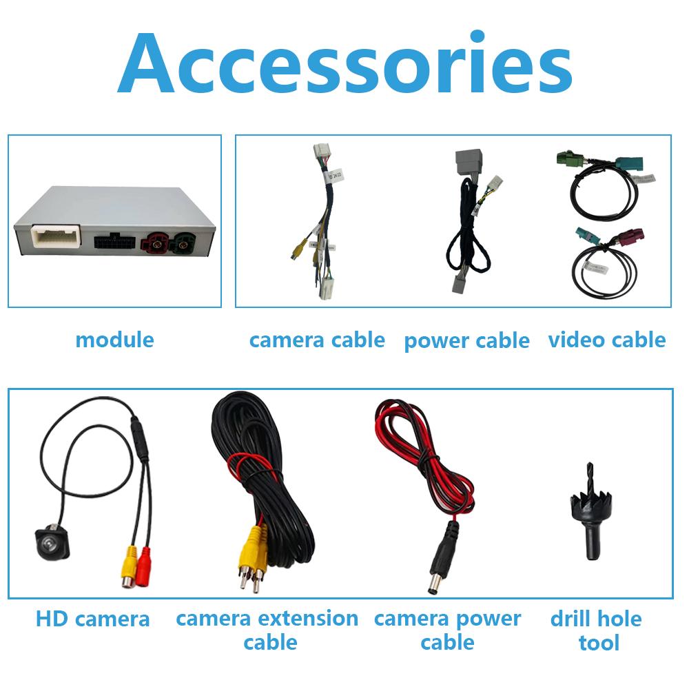 

MG4 Reverse Camera Interface Module MG Mulan Add AHD Rear Camera and Front Cam Plug&Play No Need Any Programming Code