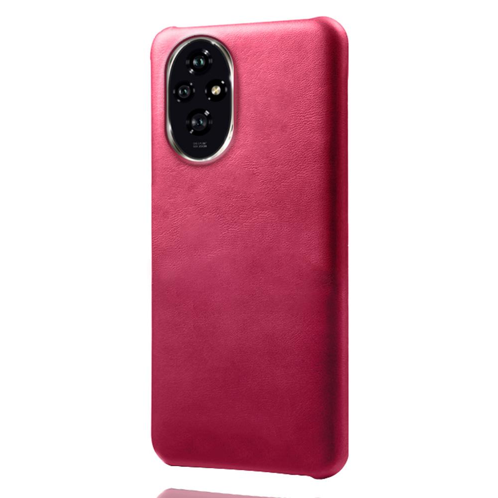 For Honor 200 5G Case Calf Texture PU Leather Hard PC Protective Phone Cover