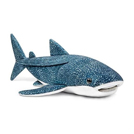 ZHONGXIN MADE Simulation Large Whale Shark Plush Toy 52cm Realistic Long and Lifelike Blue Texture Whale Shark Stuffed Animal Super Soft Marine Life