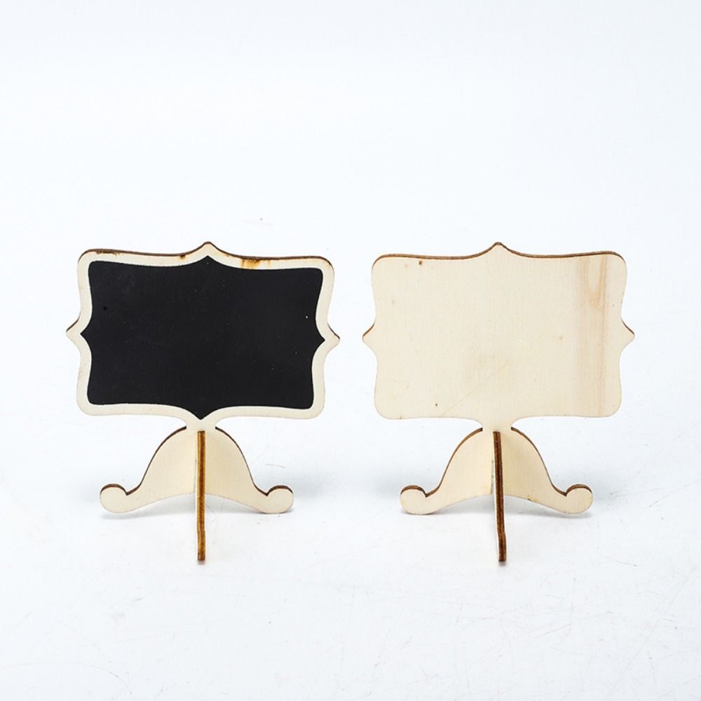 10pcs Wooden Mini Chalkboard Signs Creative Small Chalk Board Wedding Place Cards  Party Supplies