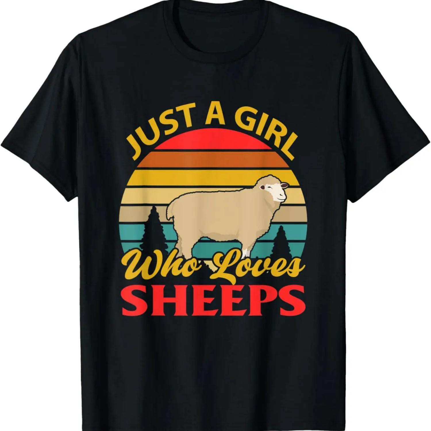 Just A Girl Who Loves Sheep T-Shirt S