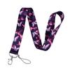 Leopard Printed Key Lanyard  ID Badge Holders Animal Phone Neck Straps with Keyring Phone Accessories