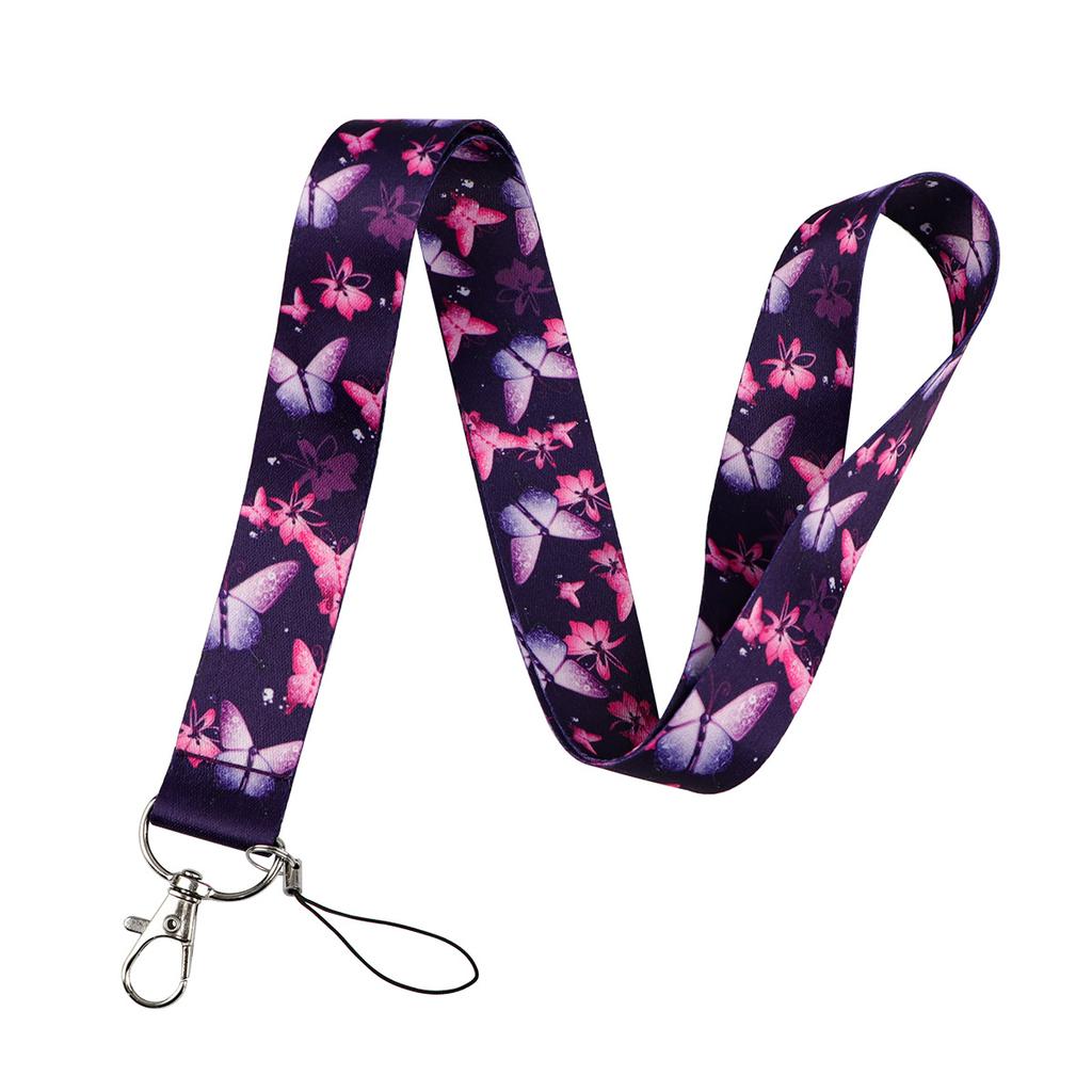 Držáky na ID odznaky na klíče s leopardím potiskem Popruhy na krk pro zvířecí telefony s příslušenstvím pro telefony na klíče