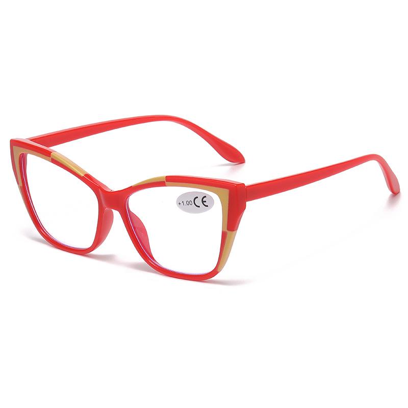 Women's Cat-Eye Anti-Blue Light Fashion Reading Glasses - Colorful, Youthful, Anti-Fatigue Design