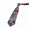 Stylish Men's Necktie Features Guitar And Drum Design For Music Enthusiasts And Casual Business Wear