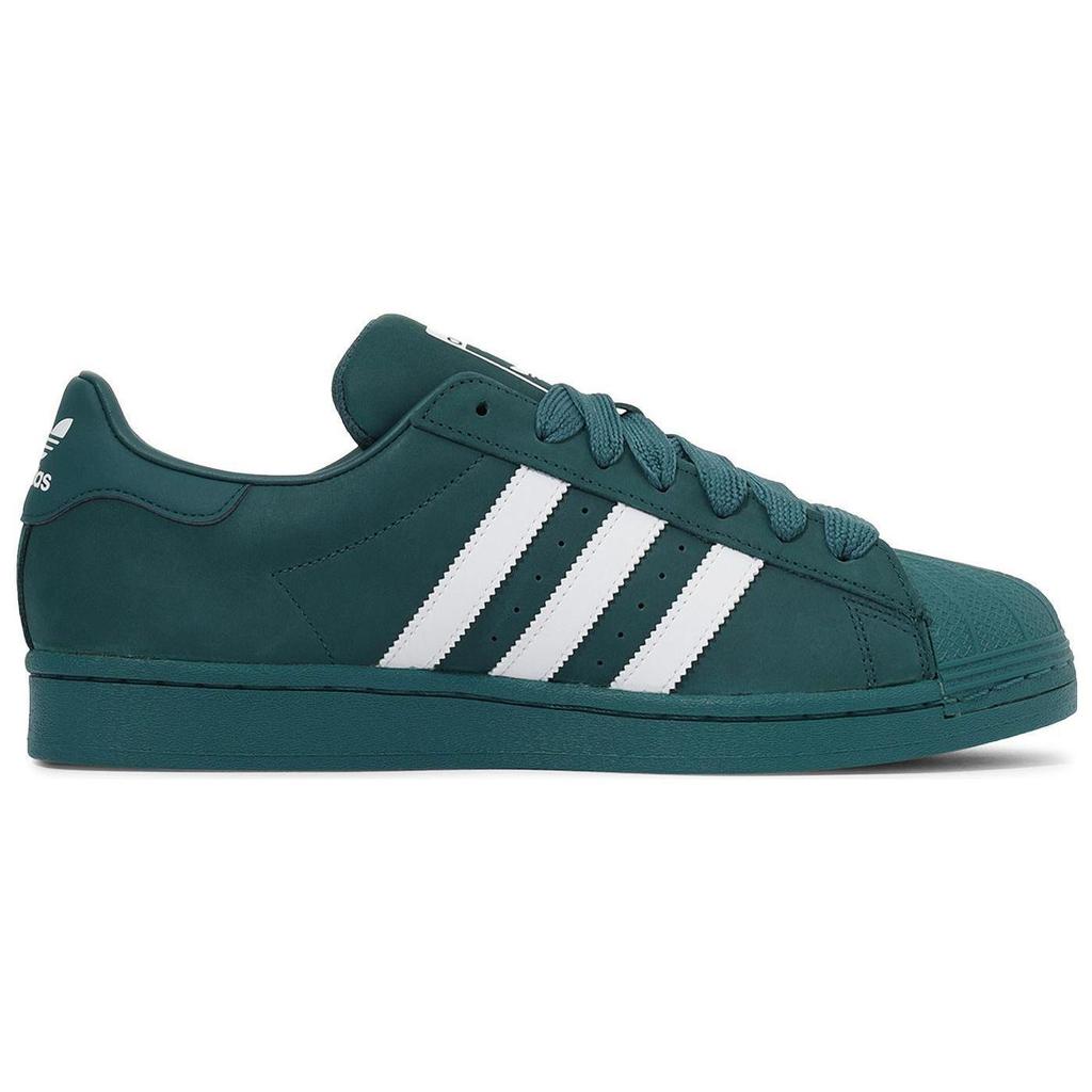 Adidas Originals Superstar Comfortable Versatile Trendy Low-Top Sneakers Unisex Sneakers Green White ID0994