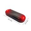 Car Solar Powered LED Light Dummy Security Anti-theft Warning Auto Flashing Security Light Car