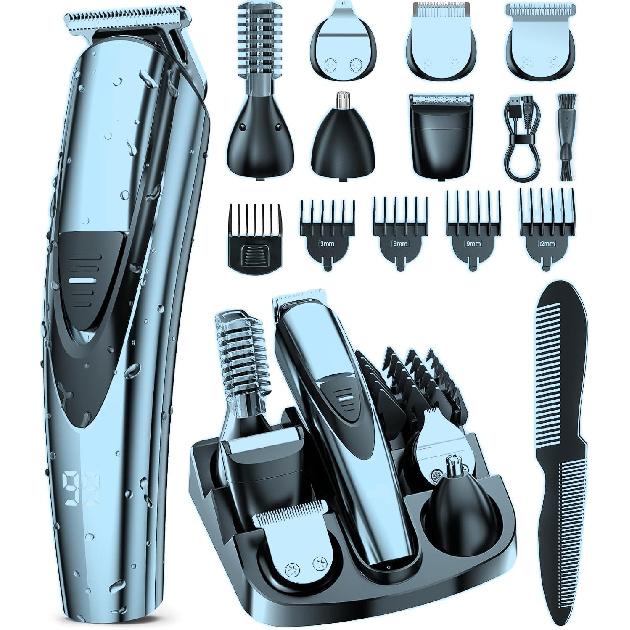 Rechargeable Hair Clippers Kit with Safety Lock