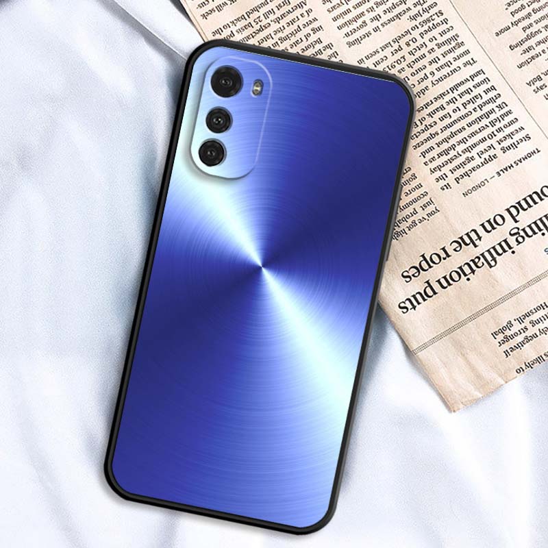 Art Colored Luminous Pattern For Motorola G85 Edge 50 G24 G35 G14 G04 40 G72 G34 G G54 G13 G32 5G Black Phone Case
