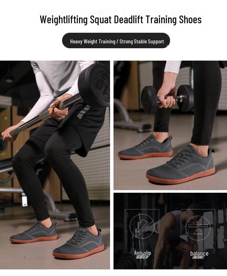 Unisex Wide-Toe Barefoot Shoes with Fly-Knit Upper and Soft Sole for Casual Walks