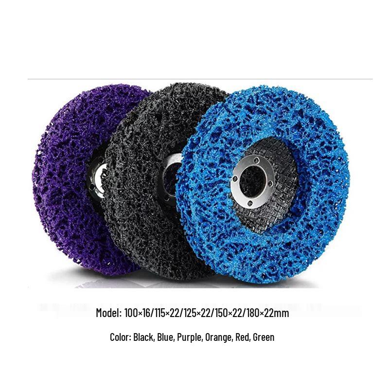 Rust Removal and Cleaning Wheel - Nylon Silicon Carbide Grinding Disc for Metal and Stainless Steel Polishing and Sanding.