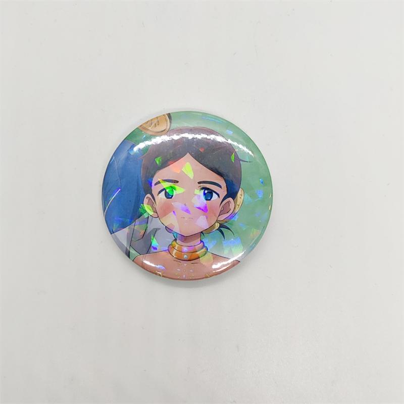 

Anmie Medalist Laser Brooch Yuitsuka Inori Figure Hikaru-KAMISAKI Badge Rioh-SONIDORI Figur Jun Doll Tsukasa Backpack Decoration
