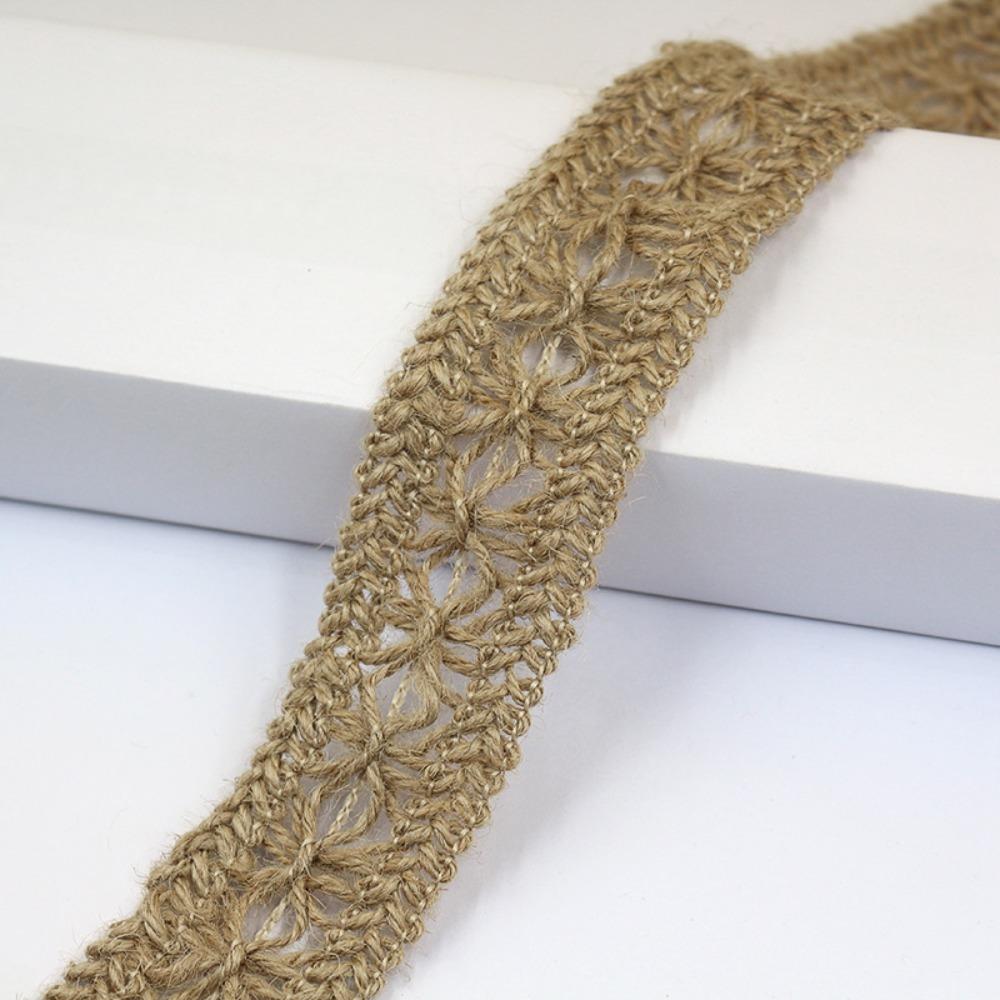 10 Meter Burlap Ribbons Handicraft Weavin Jute Yarn Retro Jute Burlap Ribbons  DIY Arts