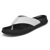 Men's Genuine Leather Summer Flip-Flops, Toe Post Beach Shoes, Lightweight & Breathable Slippers