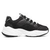 Skechers DLites 3.0 Cousin Comfortable Versatile Durable Breathable Low-Top Casual Shoes Women Sneakers Black White 8730010-BLK