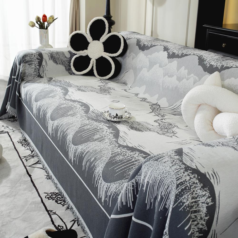 Anti-Scratching Sofa Towel a Whole Piece of Full Covered Chenille Advanced Sense Sofa Cover All-Inclusive Cover Cloth Blanket