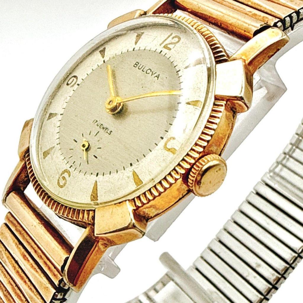 Used A134 [Operating/Vintage] BULOVA Small Second Manual Winding Mechanical Men's Watch Unisex