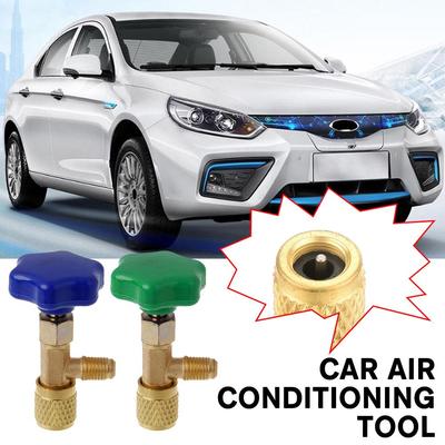 Klimaanlagen-Auto Automobil Sicherheitsventil Flaschenöffner Für R22 R134a R410A Gas 1/4 SAE Auto AC Dosenanzapfventil Klimaanlagen-Werkzeug