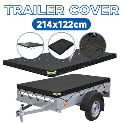 214x122cm Auto Roof Tent Waterproof Heavy Duty Dustproof Protector Cover Heavy Duty Trailer Cover Oxford Travel Trailer RV Cover