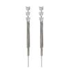 S925 Silver Long Tassel Heart Zircon Earrings: Luxury, Versatile, Stylish