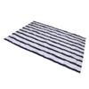 Beach Blanket Waterproof Lightweight Portable Outdoor Picnic Mat for Camping Travel Blue Stripe 2 X 1.45M