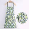 Adjustable Kitchen Cooking Apron, Waterproof Cooking Apron with Pockets, Suitable for Kitchen Baking, Gardening, Barbecues (flow