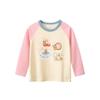 27Home Brand Export Children's Clothing Spring New Arrivals Korean Style Girls' Pure Cotton Base Shirt Children's Cartoon Long-Sleeve T-Shirt